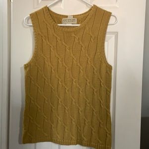 Sweater tank top